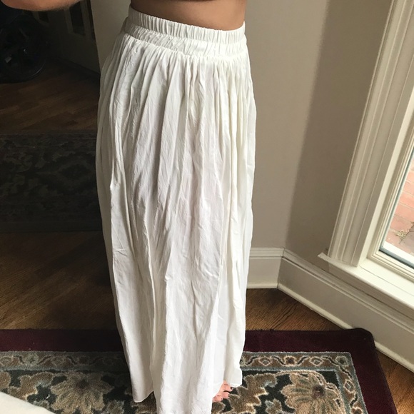 Bergdorf Goodman Ivory Maxi Skirt, Fits Size 2 - 4 - Picture 5 of 7